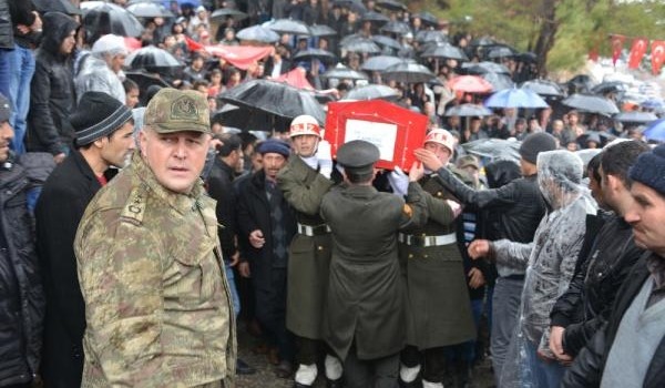 Fırat Kalkanı şehidi Osman Açıkgöz, Kahramanmaraş'ta toprağa verildi