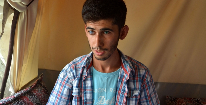 Suriyeli görme engelli El Cabbar'ın hayran bırakan azmi