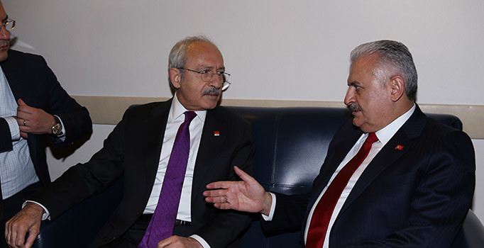 Başbakan Binali Yıldırım ile CHP lideri Kılıçdaroğlu görüştü