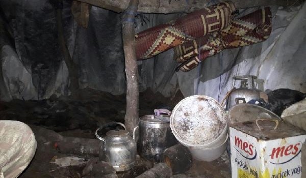 Diyarbakır'da PKK'ya ait 5 ayrı sığınak bulundu