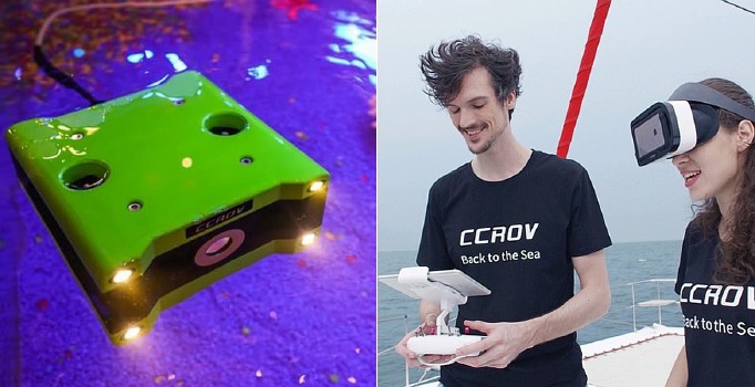 Denizaltı robotu ile su altını 4K çözünürlükte keşfedin