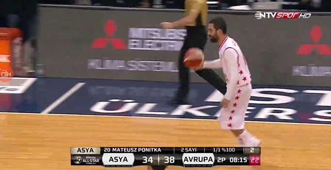 All-Star 2017'de Arda Turan sürprizi: Hünerlerini bu kez parkede gösterdi