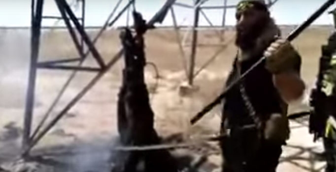 Haşdi Şabi komutanlarından Ebu Azrail kan dondurdu