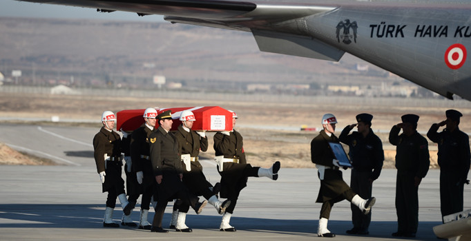 El Bab şehitleri toprağa verilmek üzere memleketlerine uğurlandı