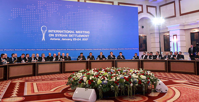 Astana’da gerçekleşen Suriye barış görüşmelerinin ilk günü sona erdi
