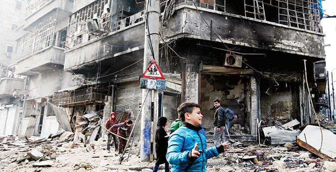 Suriye'de devam eden savaşta bir hafta 20 çocuk hayatını kaybetti