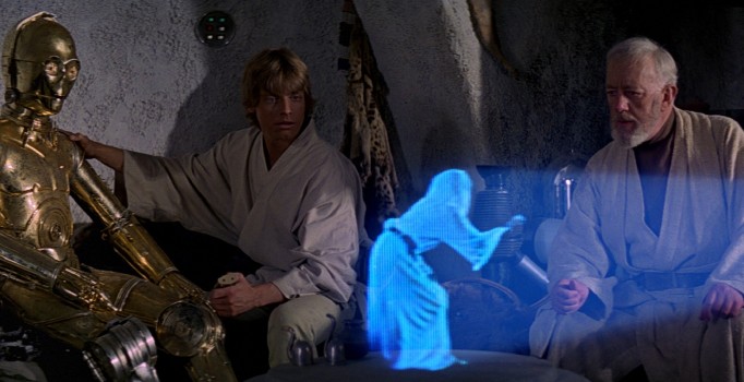 'Star Wars'un hologram teknolojisi gerçeğe dönüşmek üzere