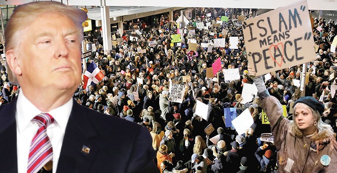 ABD’nin yeni Başkanı Trump’ın 7 Müslüman ülkeye vize yasağı koyması, dünyayı karıştırdı