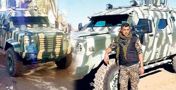 Kanadalı IAG, YPG'li teröristlere zırhlı araç verdi