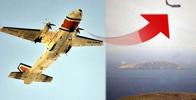 Kardak'ta yeni gerilim! Türk uçağı alçak uçuş yaptı