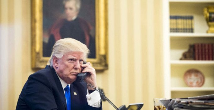Trump sert telefon görülmesinin ardından ilk kez konuştu