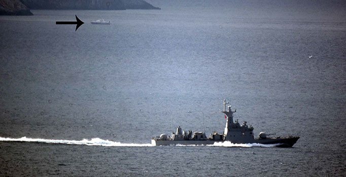 Kardak'ta Yunan botları 'Kılıç' isimli hücumbotu görünce yerinden kımıldayamadı