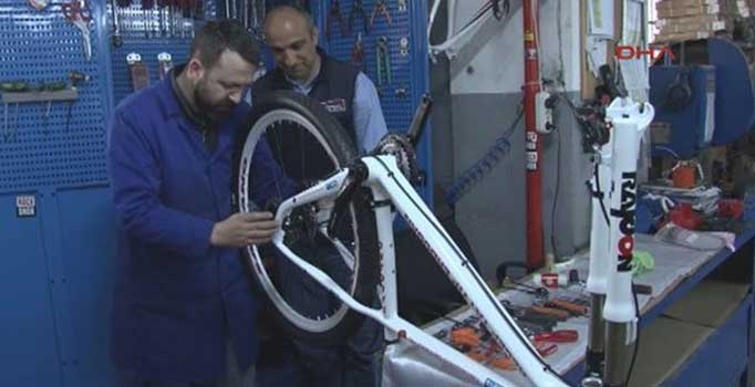 Erdoğan'a 'özel' bisiklet!