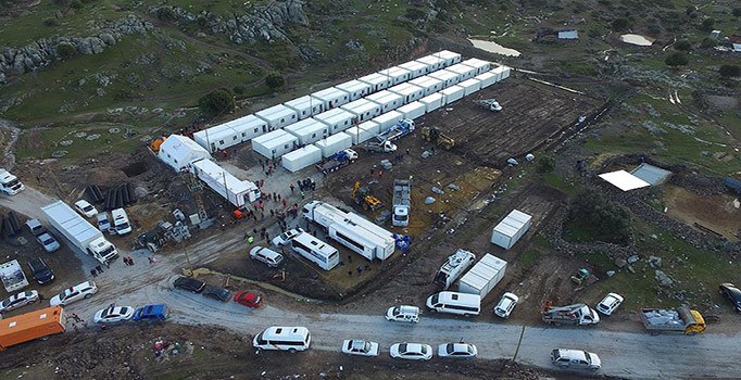 Çanakkale'de zarar gören yerleşim yerlerinde iyileştirme çalışmaları başladı