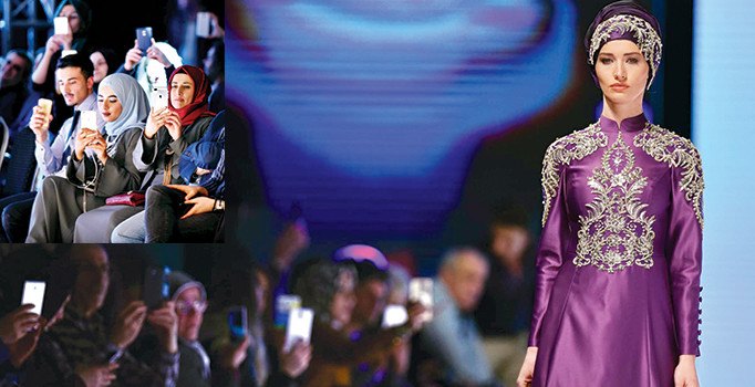 Tesettür gelinlikler göz kamaştırdı