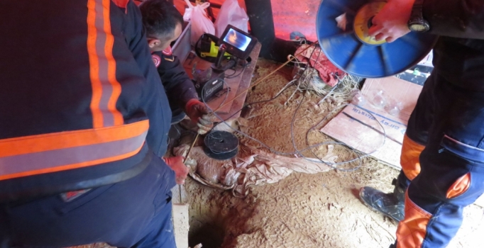 Yavru köpek 70 metrelik kuyuda 6 gündür mahsur