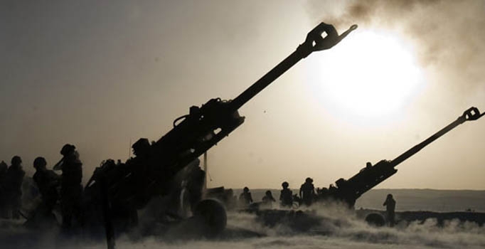 Topçu birlikleri IŞİD'in 
sınır ötesi hedeflerini vurdu