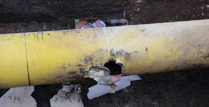 Doğalgaz borusunda meydana gelen hasar nedeniyle vatandaş tüp kuyruğuna girdi | Samsun haberleri