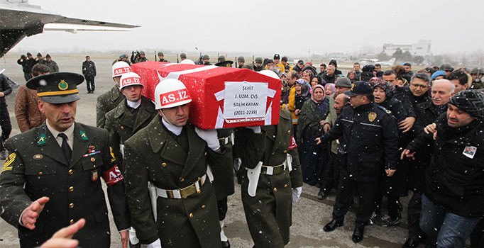 Hayat Amanos şehidi Uzman Çavuş Salih Kayan Samsun'a getirildi