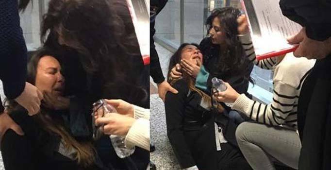 Oyuncu Filiz Taçbaş İstanbul Adliyesi’nde sinir krizi geçirdi