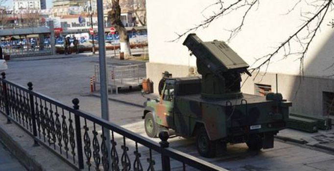 Erdoğan'a Malatya'da milli uçaksavar Zıpkın'lı koruma