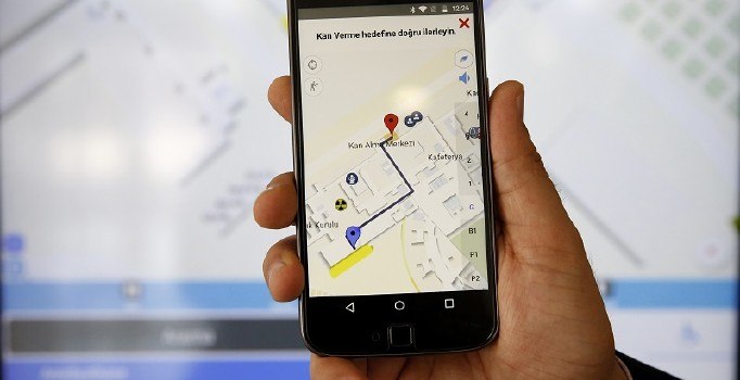 Hastanede yer arama derdi, iç navigasyonla bitti