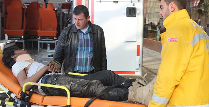 Yaralanan 10 ÖSO askeri Kilis’e getirildi