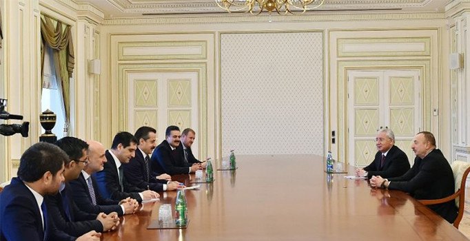 İlham Aliyev Bakan Faruk Çelik'i kabul etti