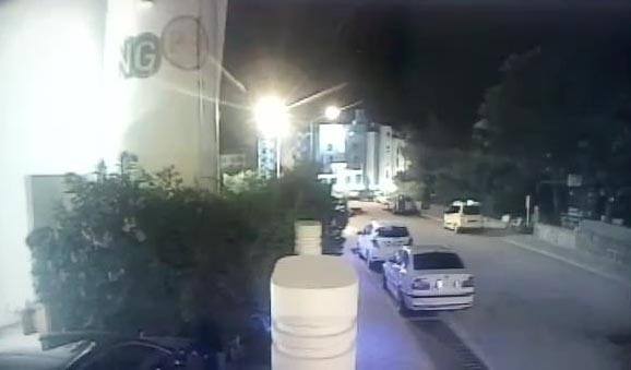 Suikast timinin öldürdüğü polis memurunun şehit olduğu anlar kamerada