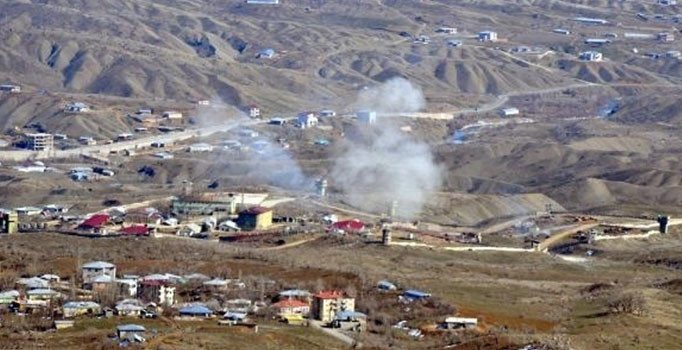 Irak sınırındaki Derecik'te, PKK hedeflerine bomba yağdı