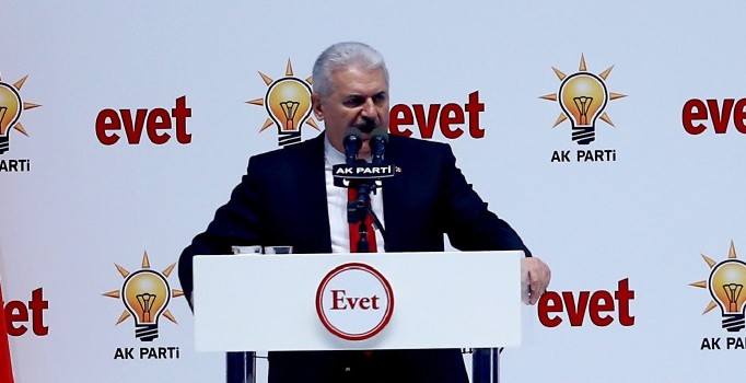Yıldırım Ankara Arena'da kampanyanın startını verdi: 'Hayır'larına 'evet' diyerek bugünlere geldik