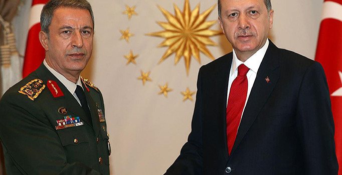 Cumhurbaşkanı Erdoğan ile Genelkurmay Başkanı Akar'ın görüşmesi sona erdi