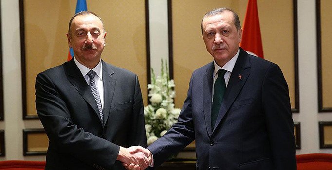 Erdoğan Azerbaycan Cumhurbaşkanı Aliyev ile görüştü