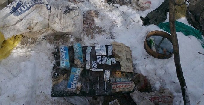 Tunceli'de PKK’ya ait sığınak ele geçirildi