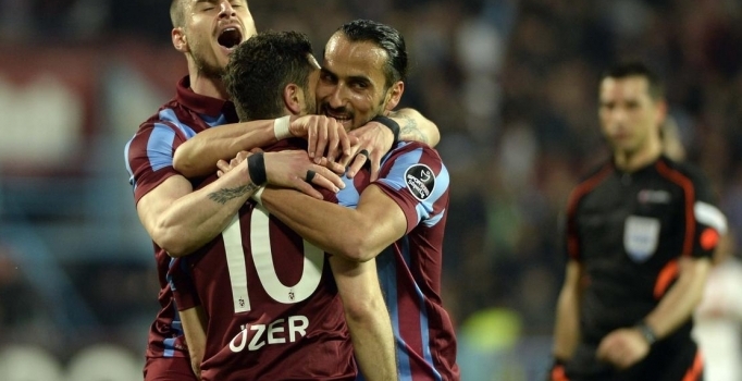 Trabzon'dan Galatasaray'a galibiyet göndermesi