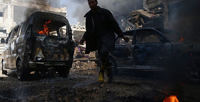 Esad rejimi  Doğu Guta'ya hava saldırısı düzenledi: 42 kişi öldü