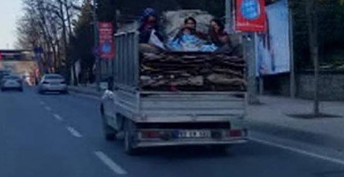 İstanbul trafiğinde tehlikeli yolculuk