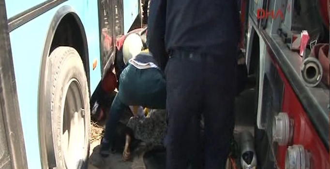 Halk otobüsü dehşeti, 1 ölü