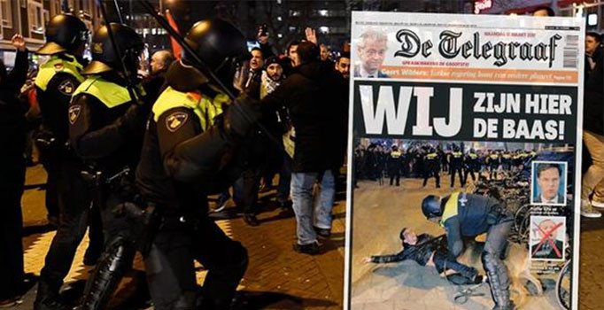 Hollanda basını manşetlerinde skandalı onayladı