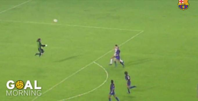 Barcelona resmi hesabı, Hollandalı golcünün Trabzonspor'a attığı golü paylaştı