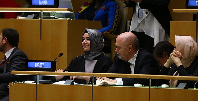 BM'de konuşan Bakan Kaya: Dünya bu korkunç ihlale karşı sessiz kalmamalı