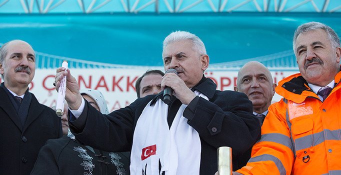 Başbakan Binali Yıldırım Çanakkale Köprüsü'nün temelini attı | Son dakika haberleri