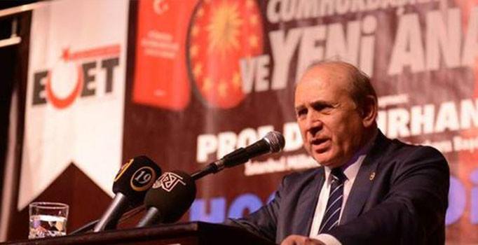 Burhan Kuzu: Onu aday yapsınlar, yüzde 8'i geçerse memleketi terk ederim