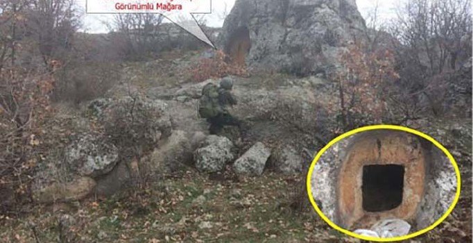 PKK'nın sığınağında ısı güdümlü füze ele geçirildi