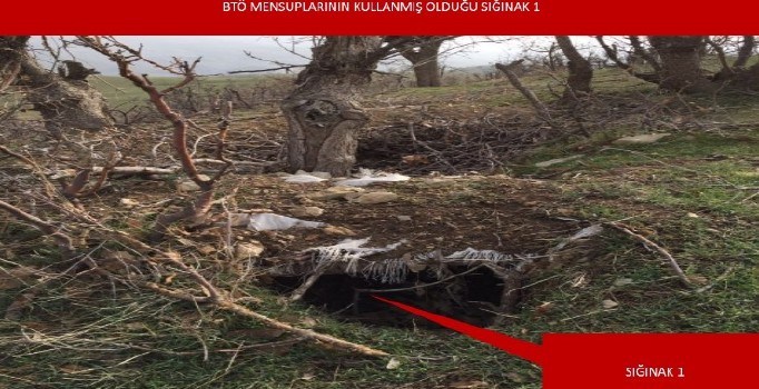 Şırnak'ta terör operasyonunda 2 sığınak bulundu
