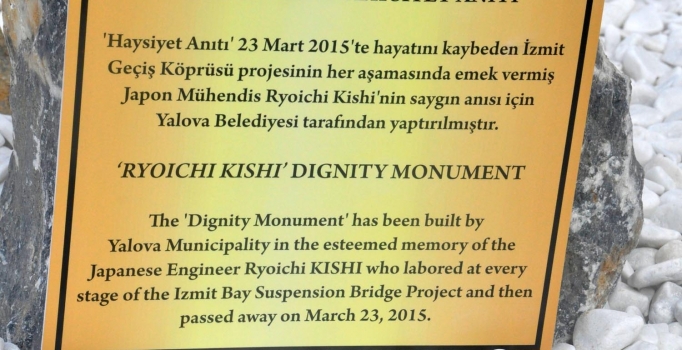 İntihar eden Japon mühendis
için haysiyet anıtı