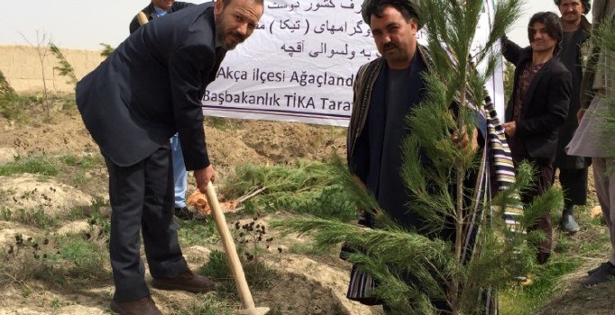 TİKA'dan Afganistan'da dostluk ormanı