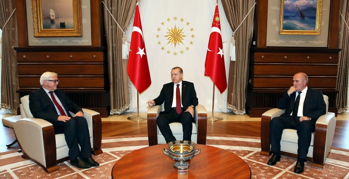 Cumhurbaşkanı Erdoğan, Walter Steinmeier’i kabul etti