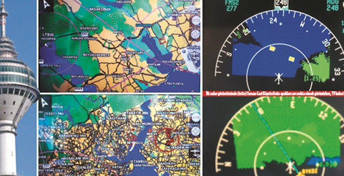 Uçuş haritasında yer almayan TV kulesine radarlı kanıt
