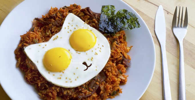 Kahvaltıda yumurtanın 
en ‘kedili’ hali